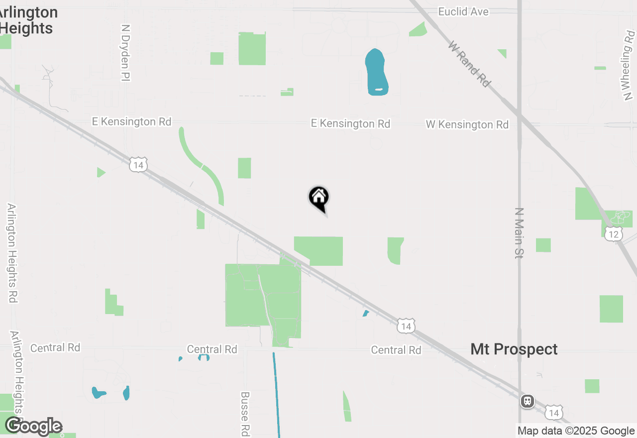 Map of 520 S Rammer Avenue, Arlington Heights, IL 60004