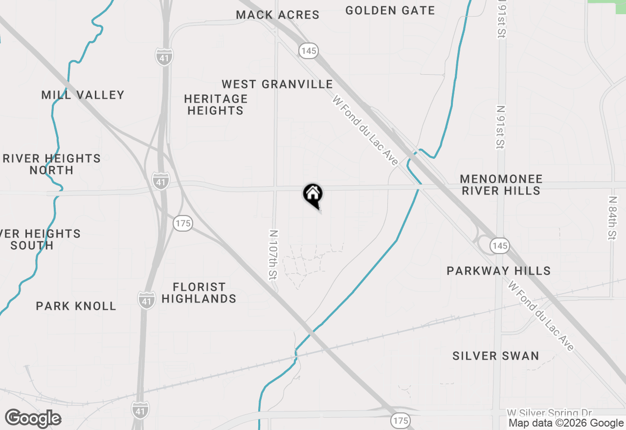 Map of 6307 N 104th St, Milwaukee, WI 53225