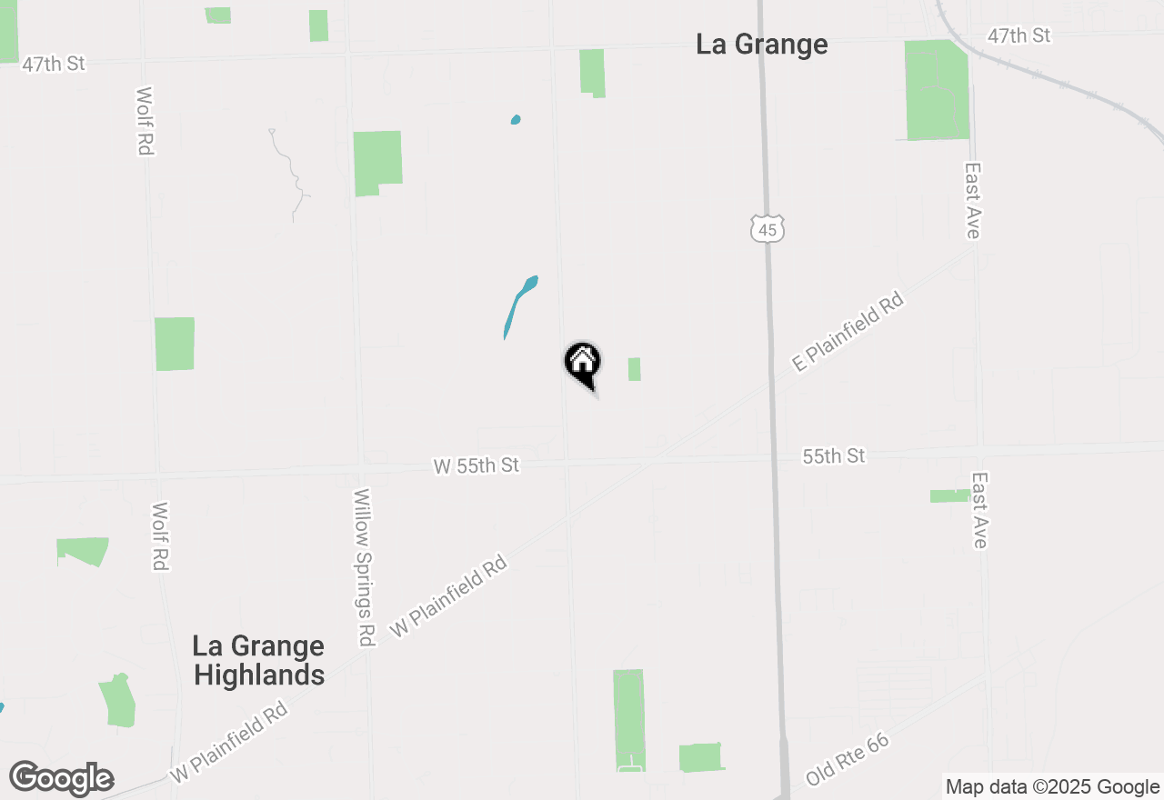 Map of 1140 S Stone Avenue, La Grange, IL 60525