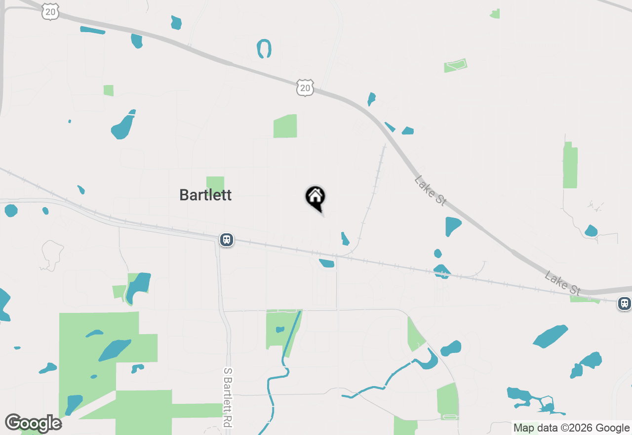 Map of 142 Ann Court #B, Bartlett, IL 60103