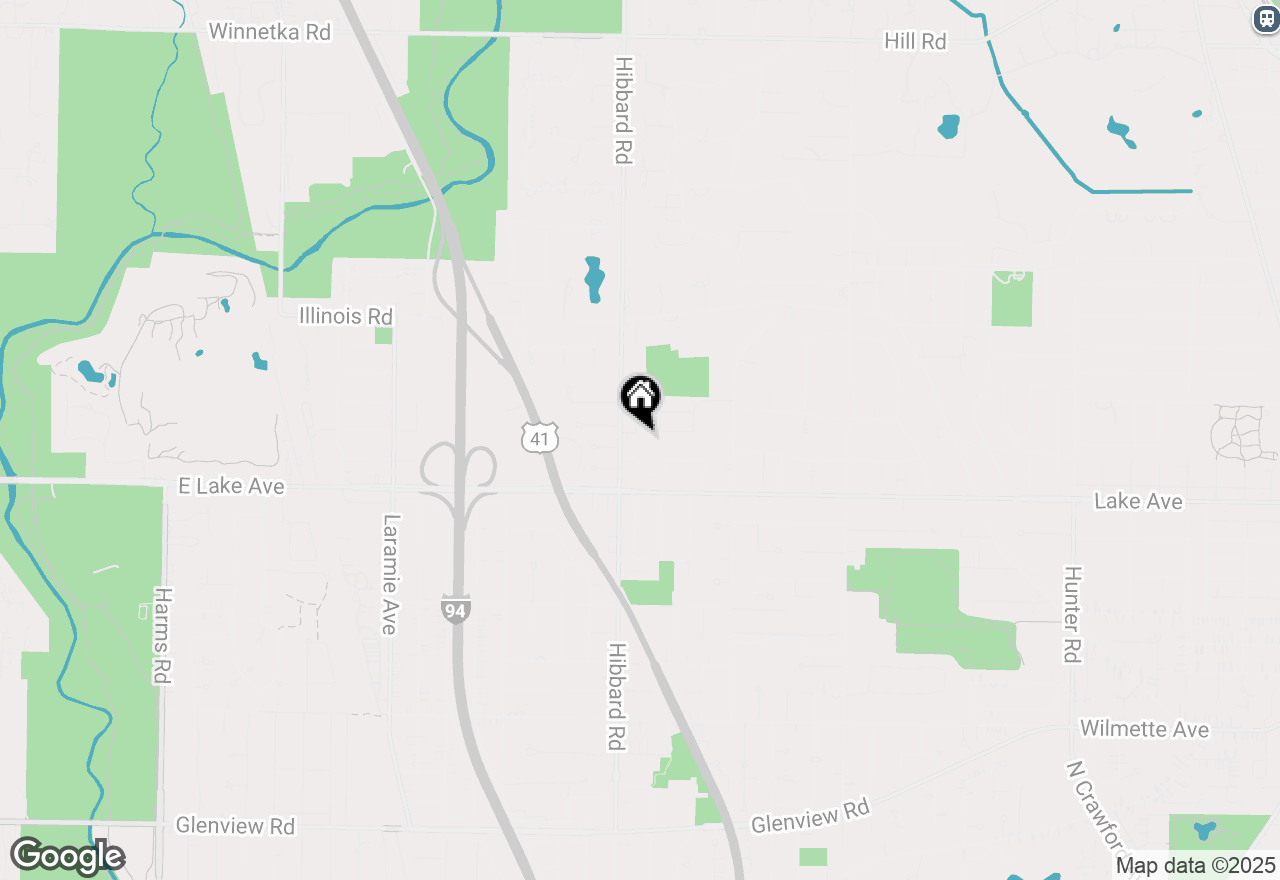 Map of 3033 Country Lane, Wilmette, IL 60091