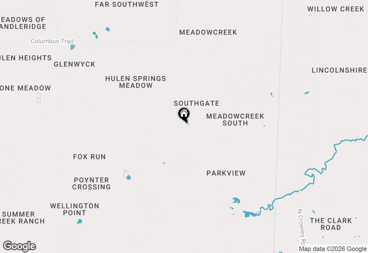 Map of 8524 Gatlinburg Drive, Fort Worth, TX 76123