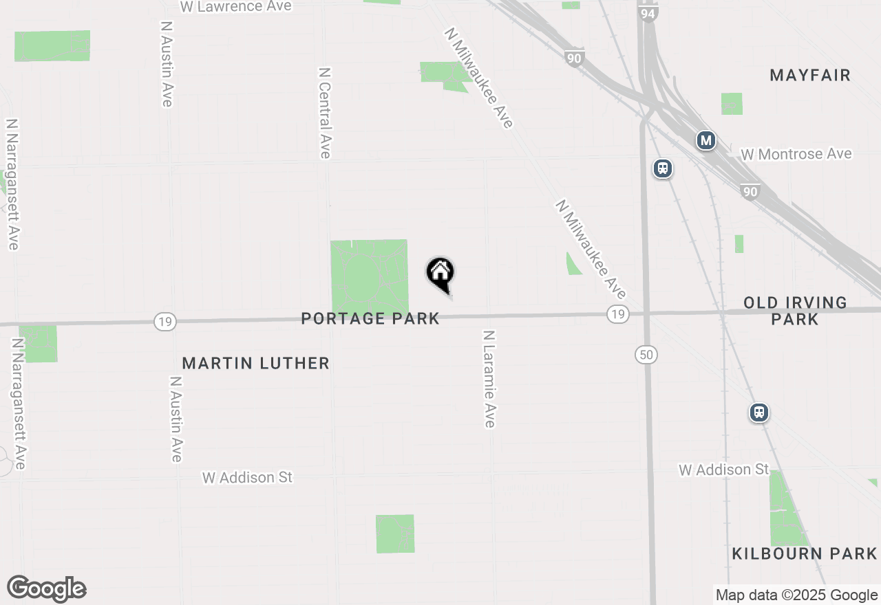 Map of 5311 W Cuyler Avenue, Chicago, IL 60641