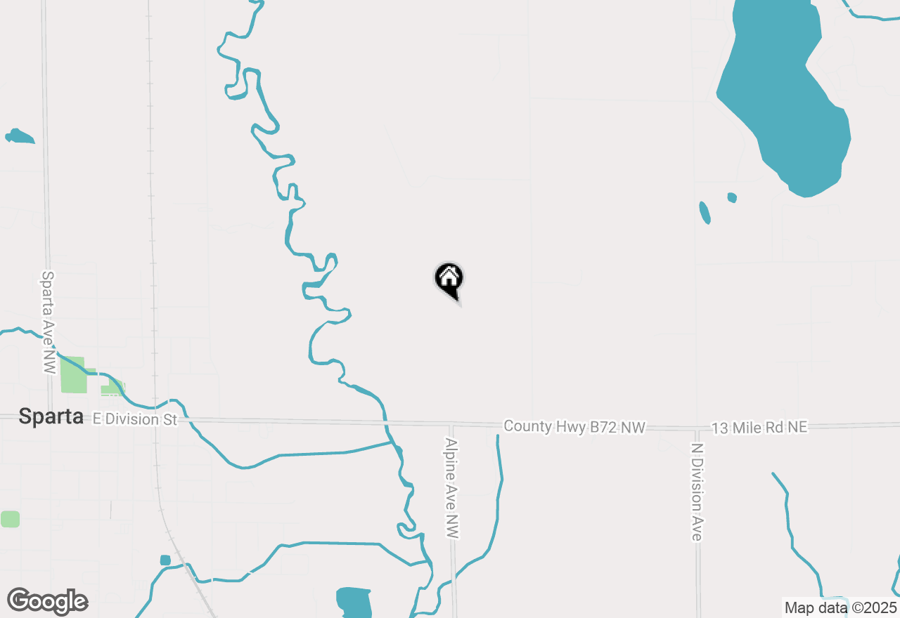 Map of 11081 Long Lake Drive Nw, Sparta, MI 49345