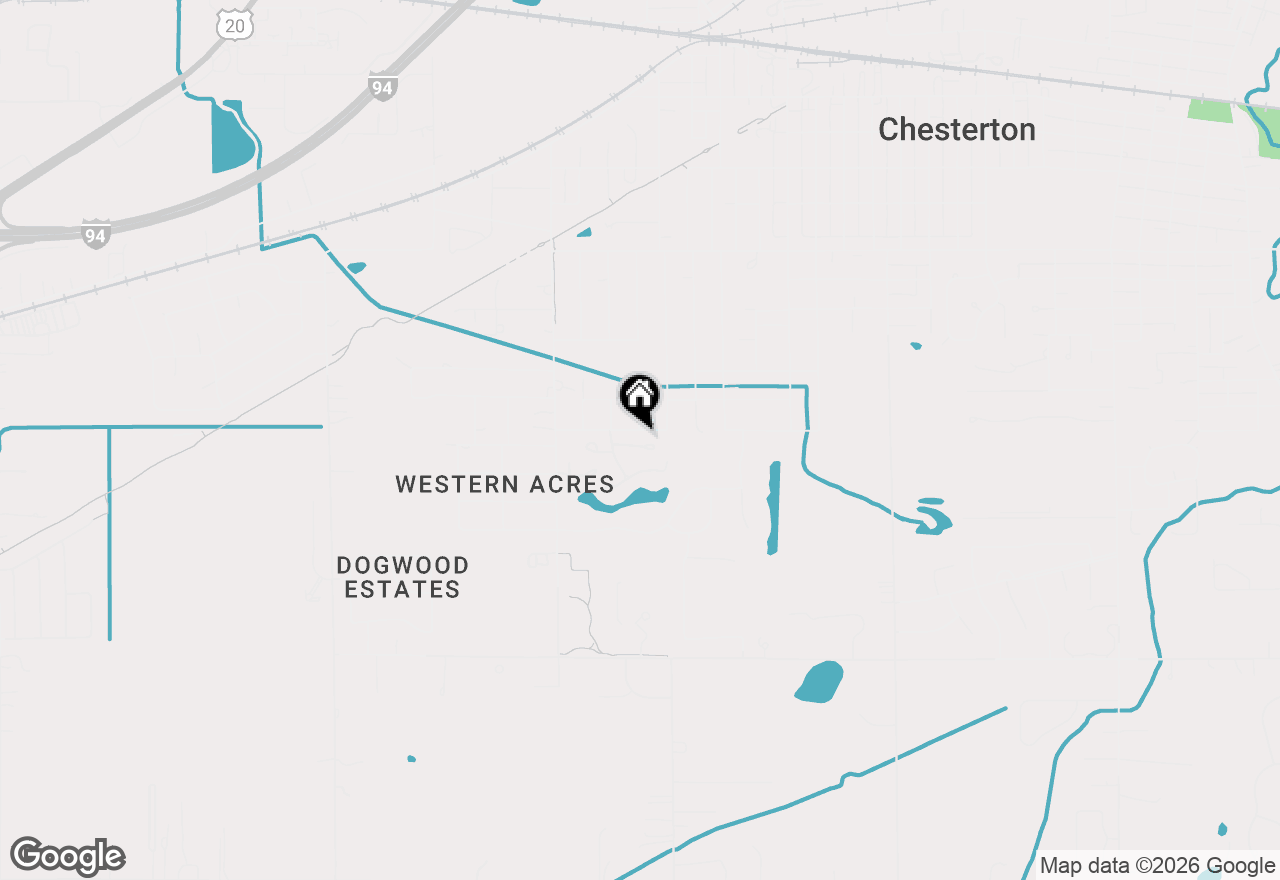 Map of 1978 Laura Lane, Chesterton, IN 46304
