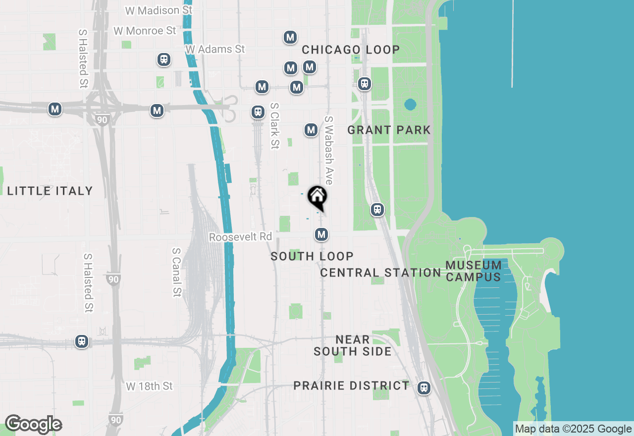 Map of 1111 S State Street #A403, Chicago, IL 60605