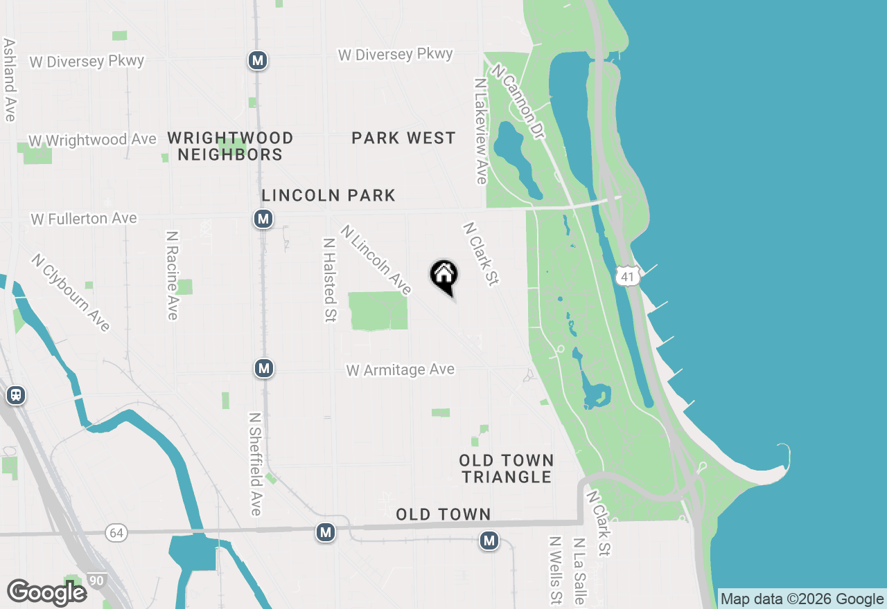 Map of 2136 N Cleveland Avenue #2, Chicago, IL 60614