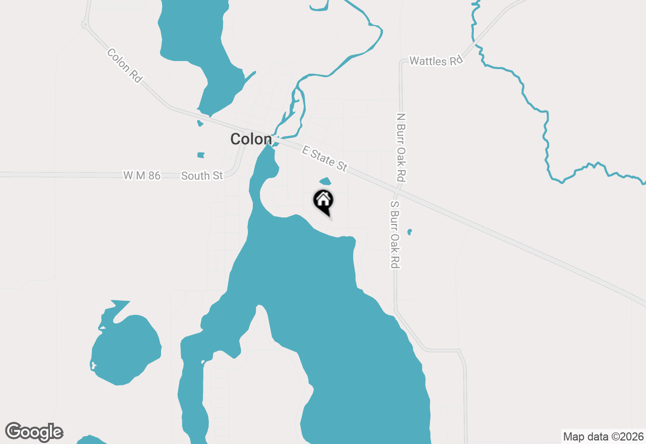 Map of 613 Willow Drive, Colon, MI 49040