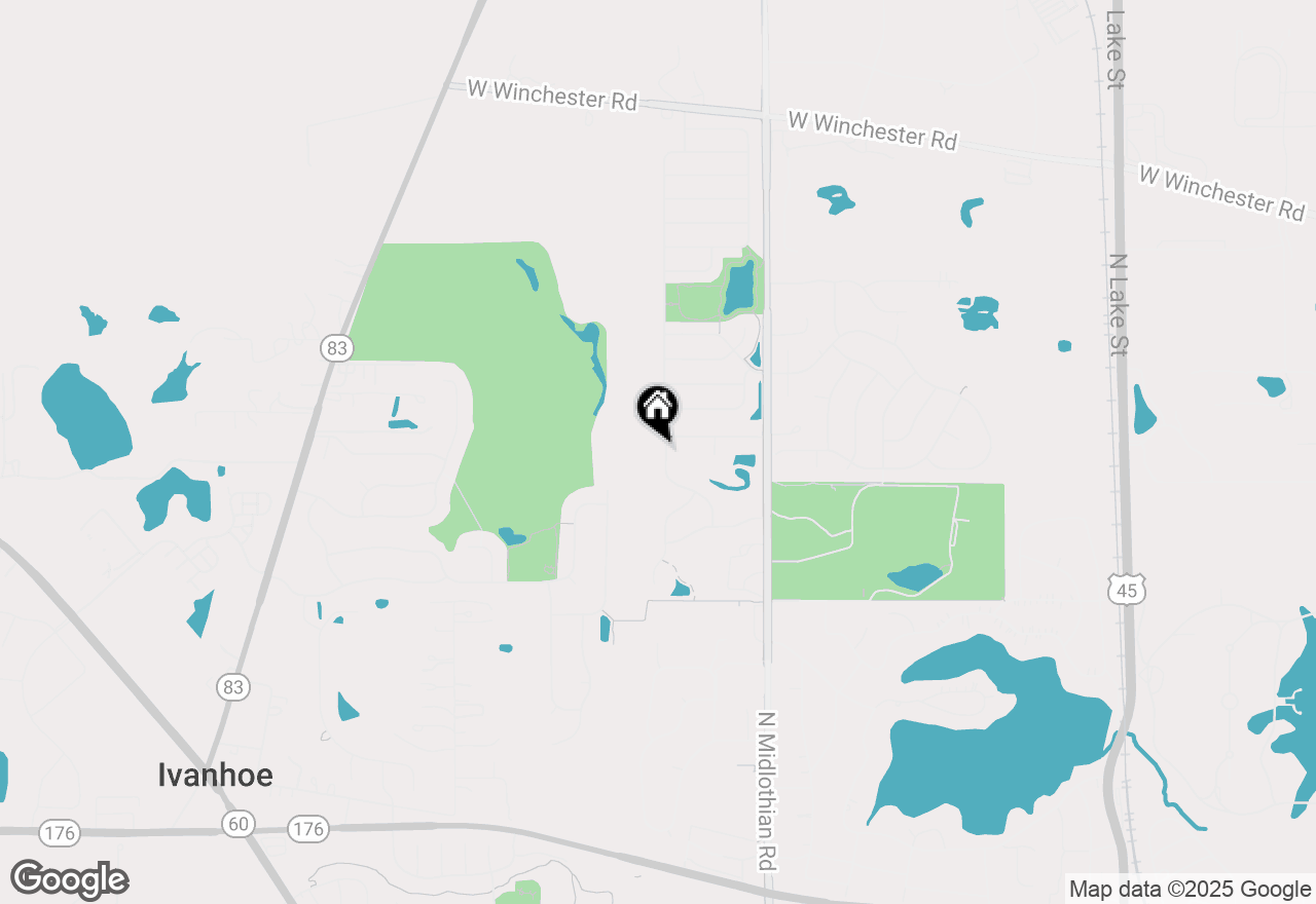 Map of 1578 Hazelnut Crossing Road, Mundelein, IL 60060