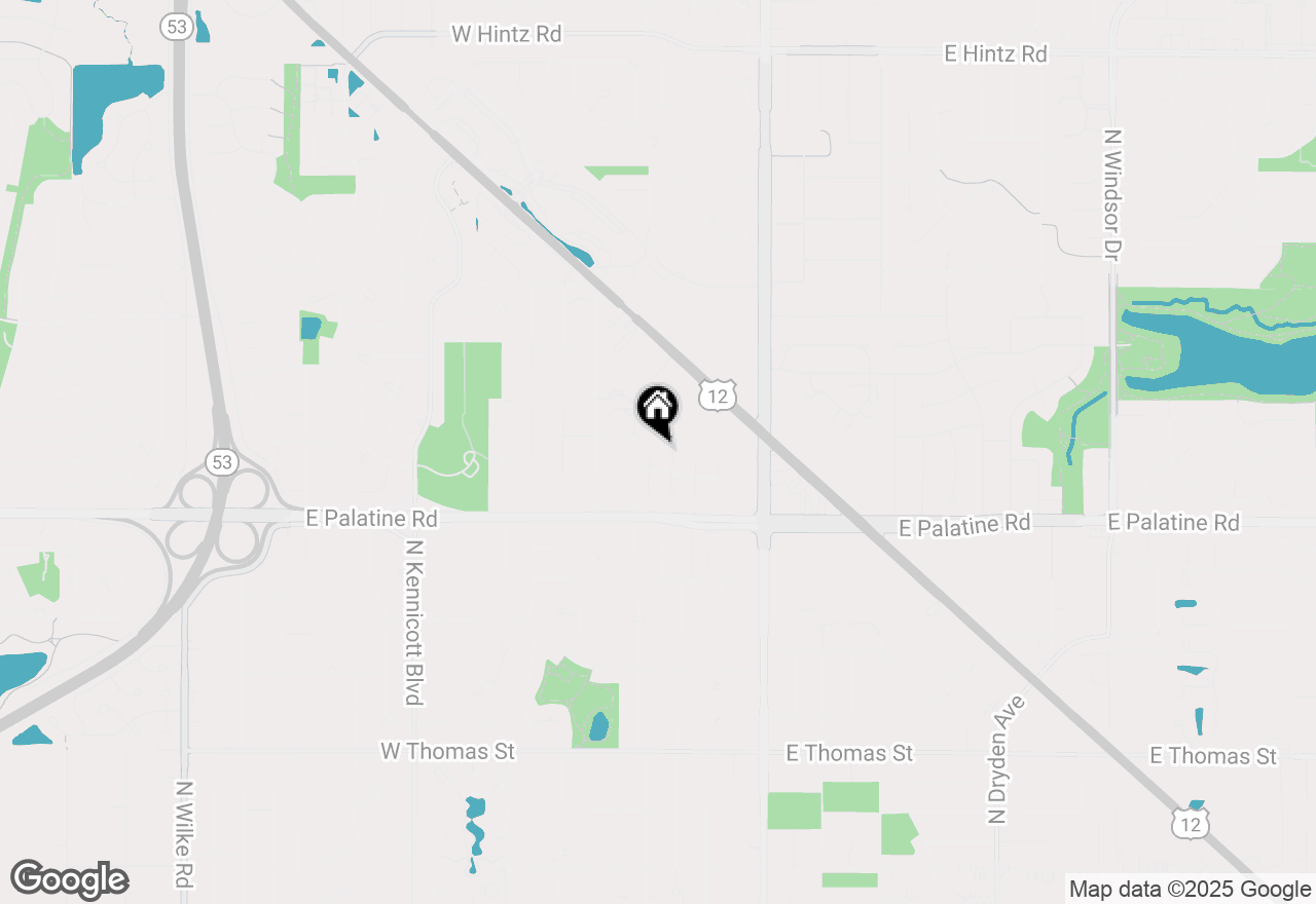 Map of 2023 N Stanton Court, Arlington Heights, IL 60004