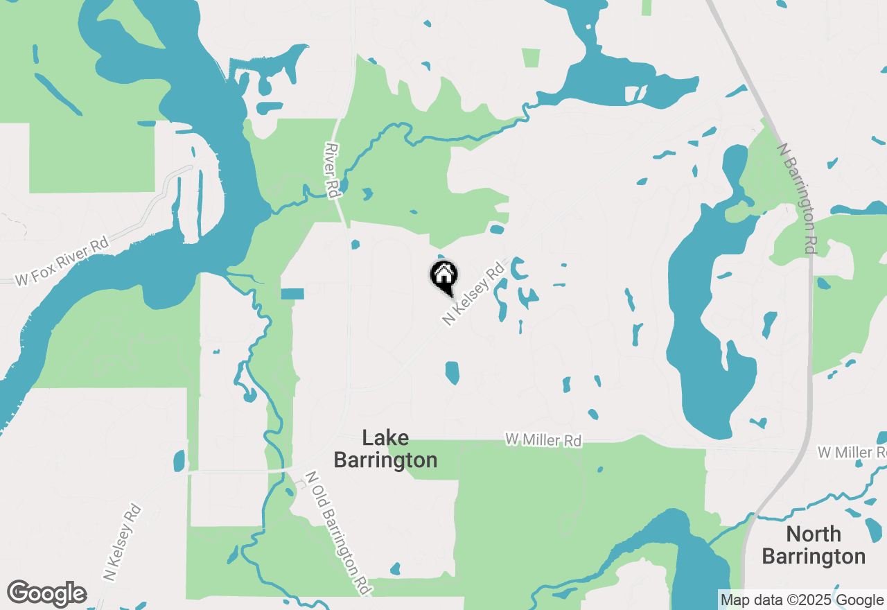 Map of 24400 N Kelsey Road, Lake Barrington, IL 60010