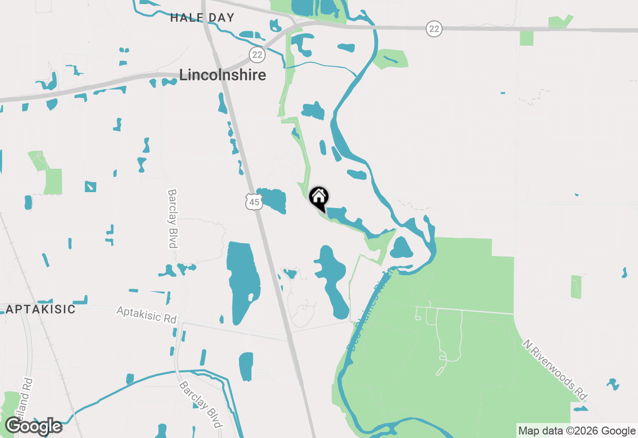 Map of 310 Rivershire Court, Lincolnshire, IL 60069
