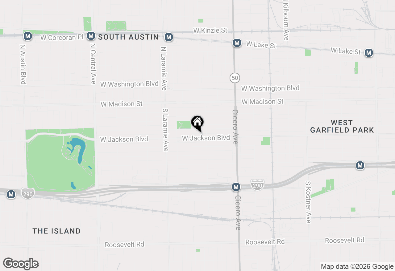 Map of 5028 W Jackson Boulevard #D, Chicago, IL 60644