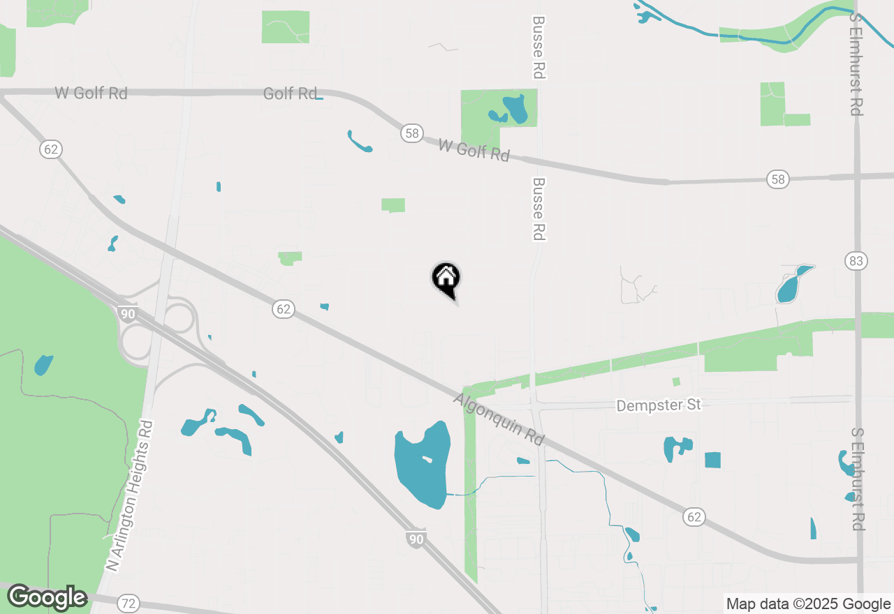 Map of 1813 W Pheasant Trail, Mount Prospect, IL 60056