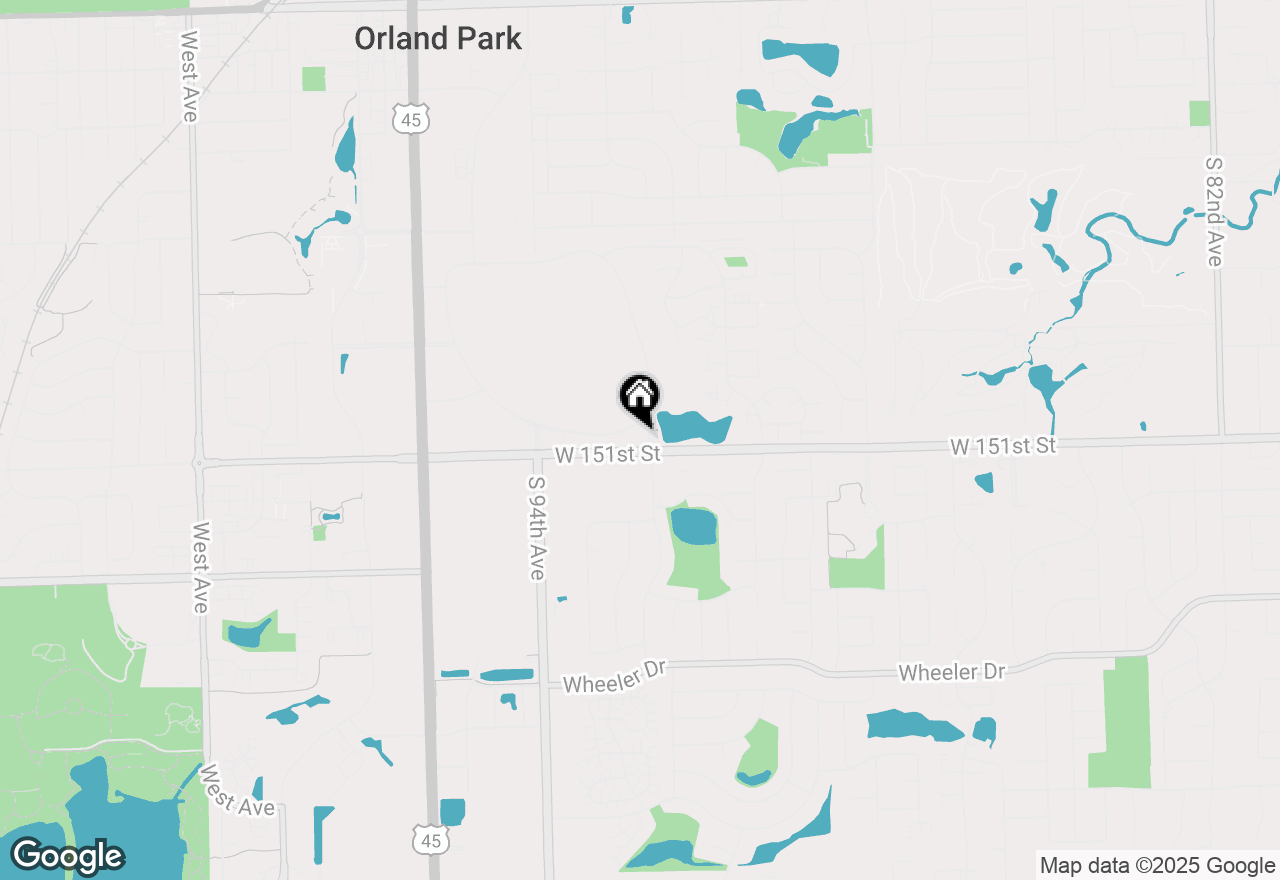 Map of 64 Orland Square Drive, Orland Park, IL 60462
