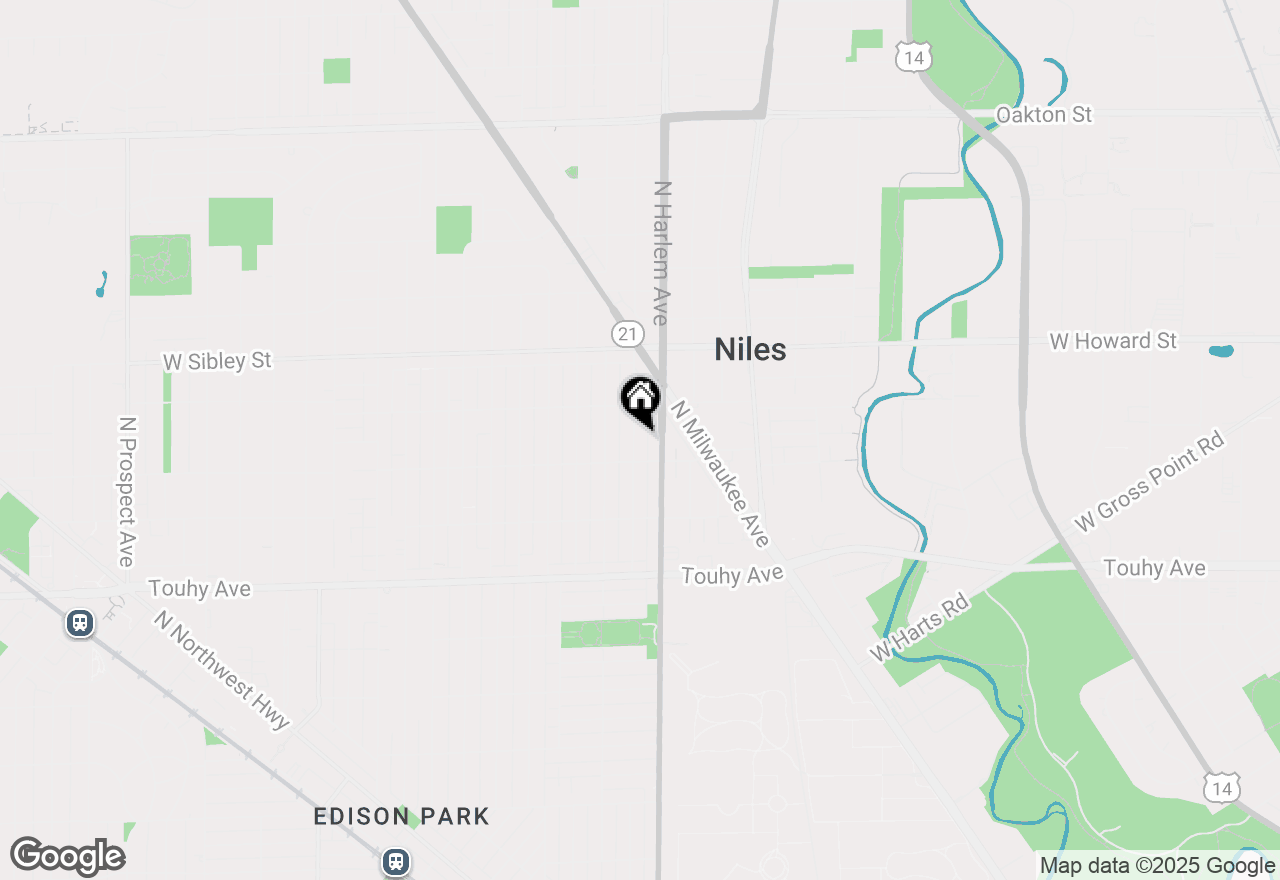 Map of 7421 N Oconto Avenue, Chicago, IL 60631