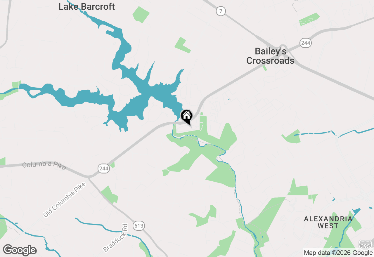 Map of 3800 Powell Lane #302, Falls Church, VA 22041