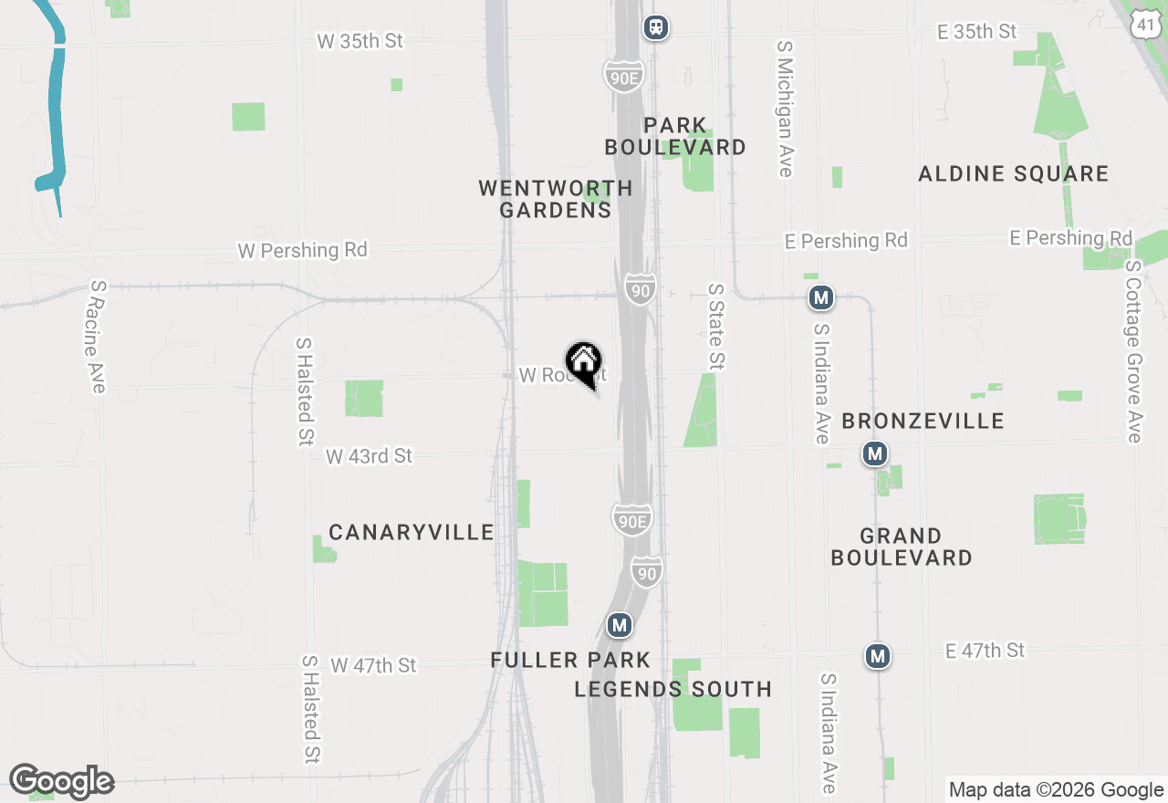 Map of 4162 S Wells Street, Chicago, IL 60609