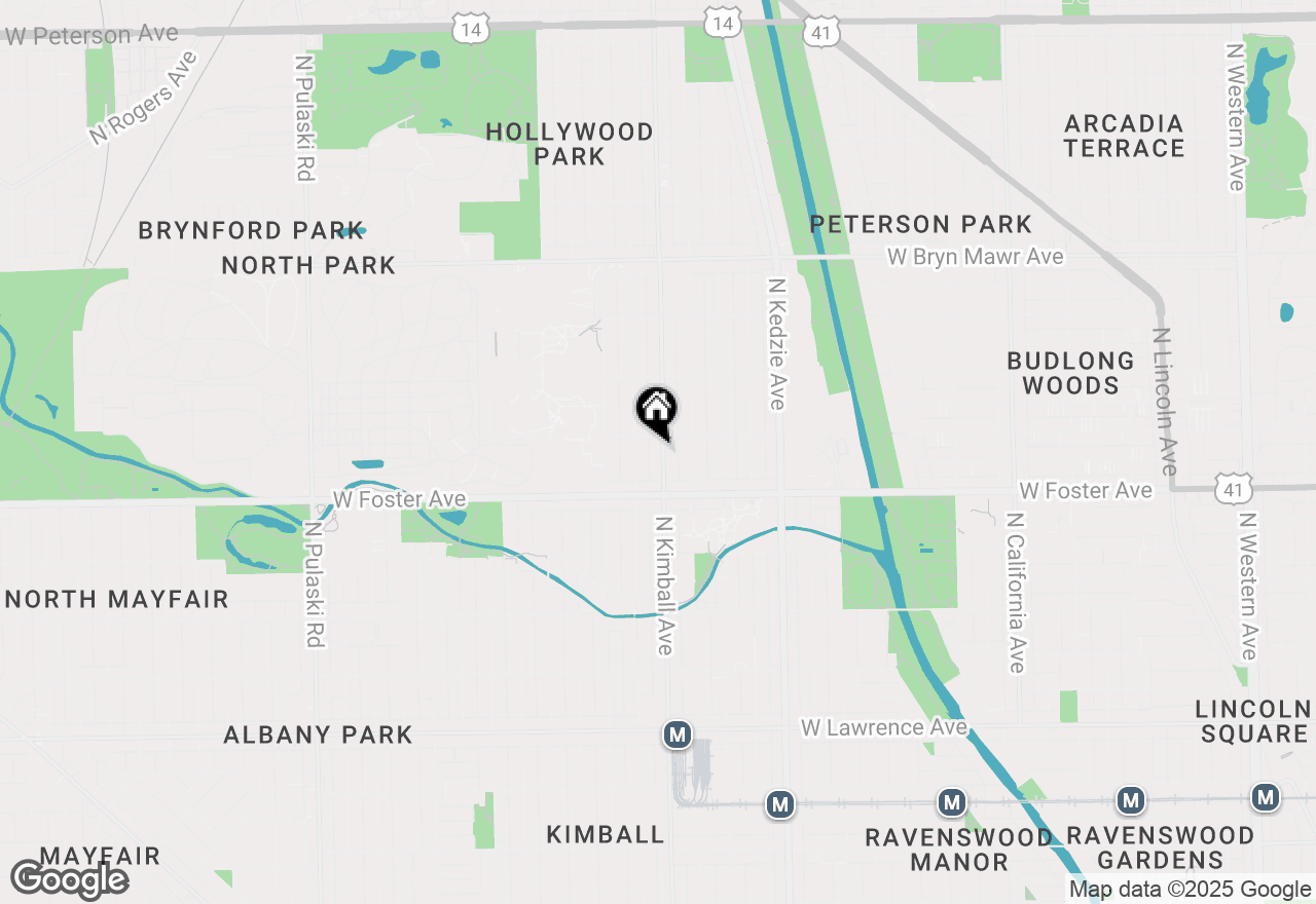 Map of 5242 N Kimball Avenue, Chicago, IL 60625