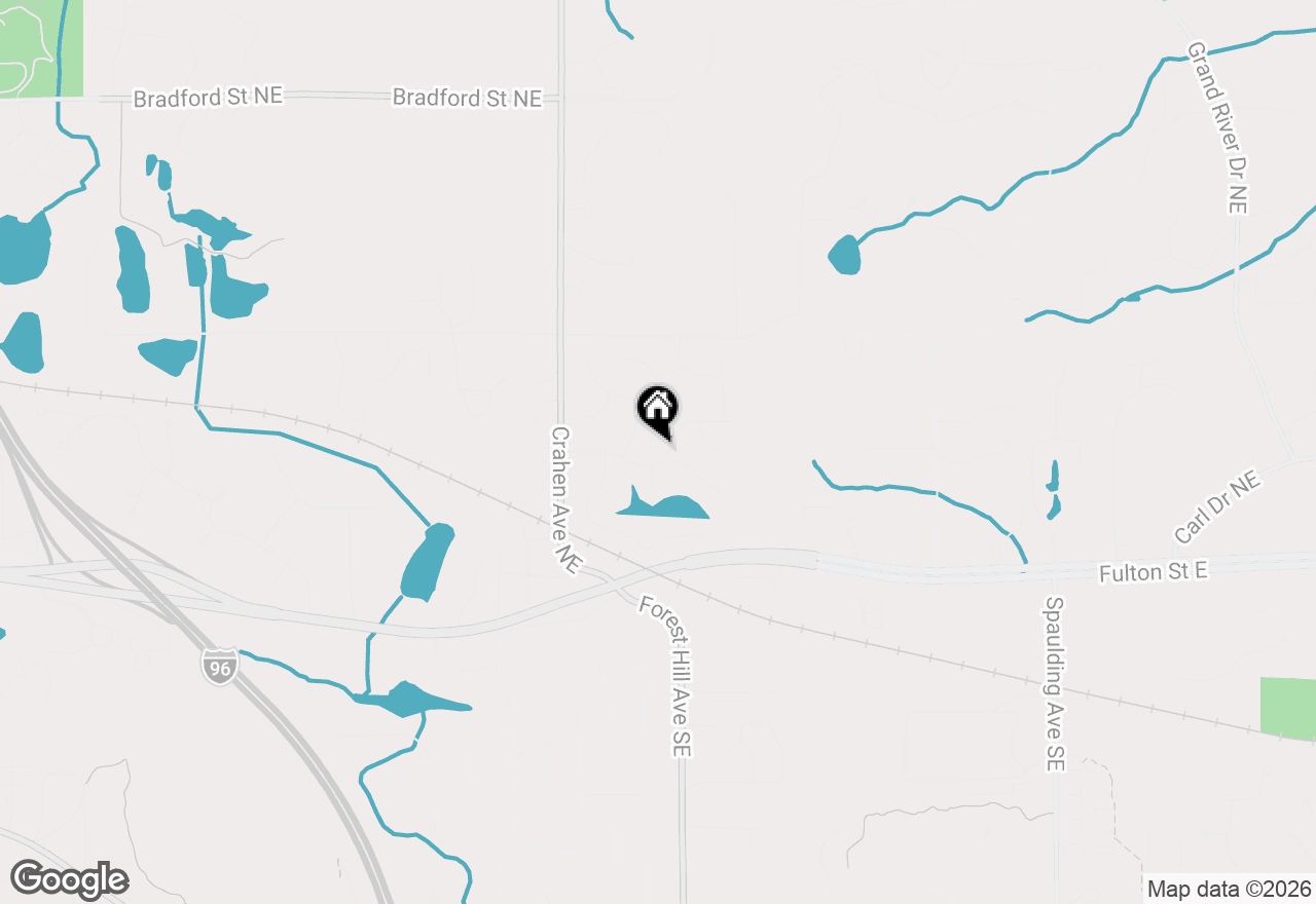 Map of 4535 Canterwood Drive Ne, Ada, MI 49301