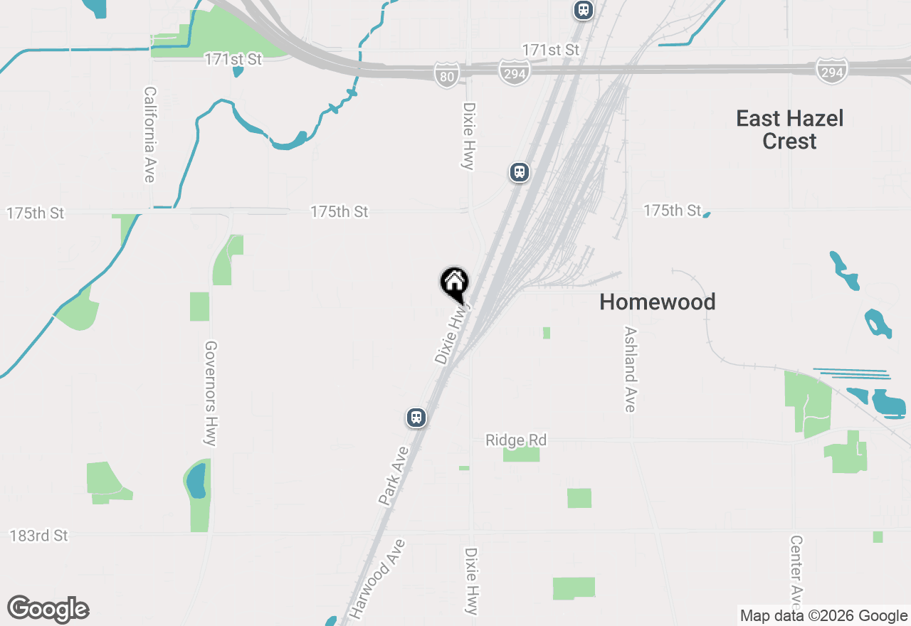 Map of 2025 Maple Road #1E, Homewood, IL 60430