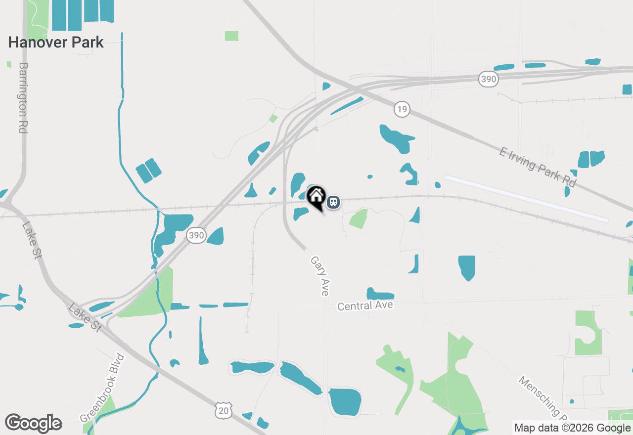 Map of 1612 Thornfield Court, Roselle, IL 60172