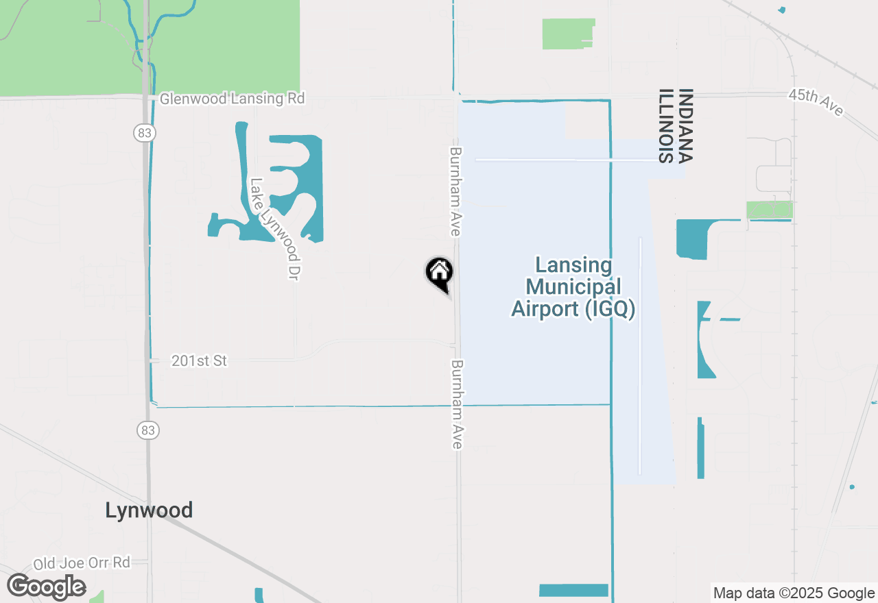 Map of 19921 Cypress Avenue, Lynwood, IL 60411