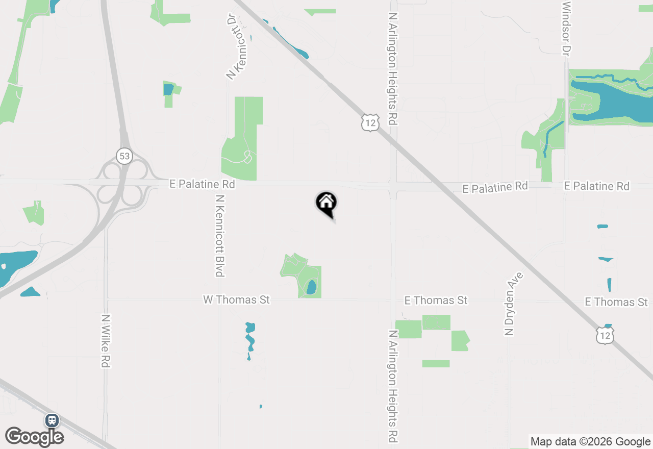 Map of 1660 N Highland Avenue, Arlington Heights, IL 60004