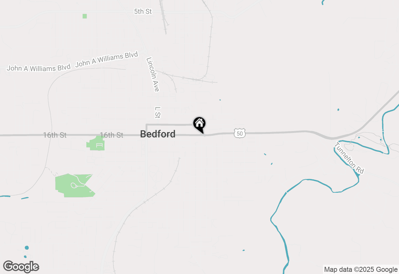 Map of 802 16th Street, Bedford, IN 47421