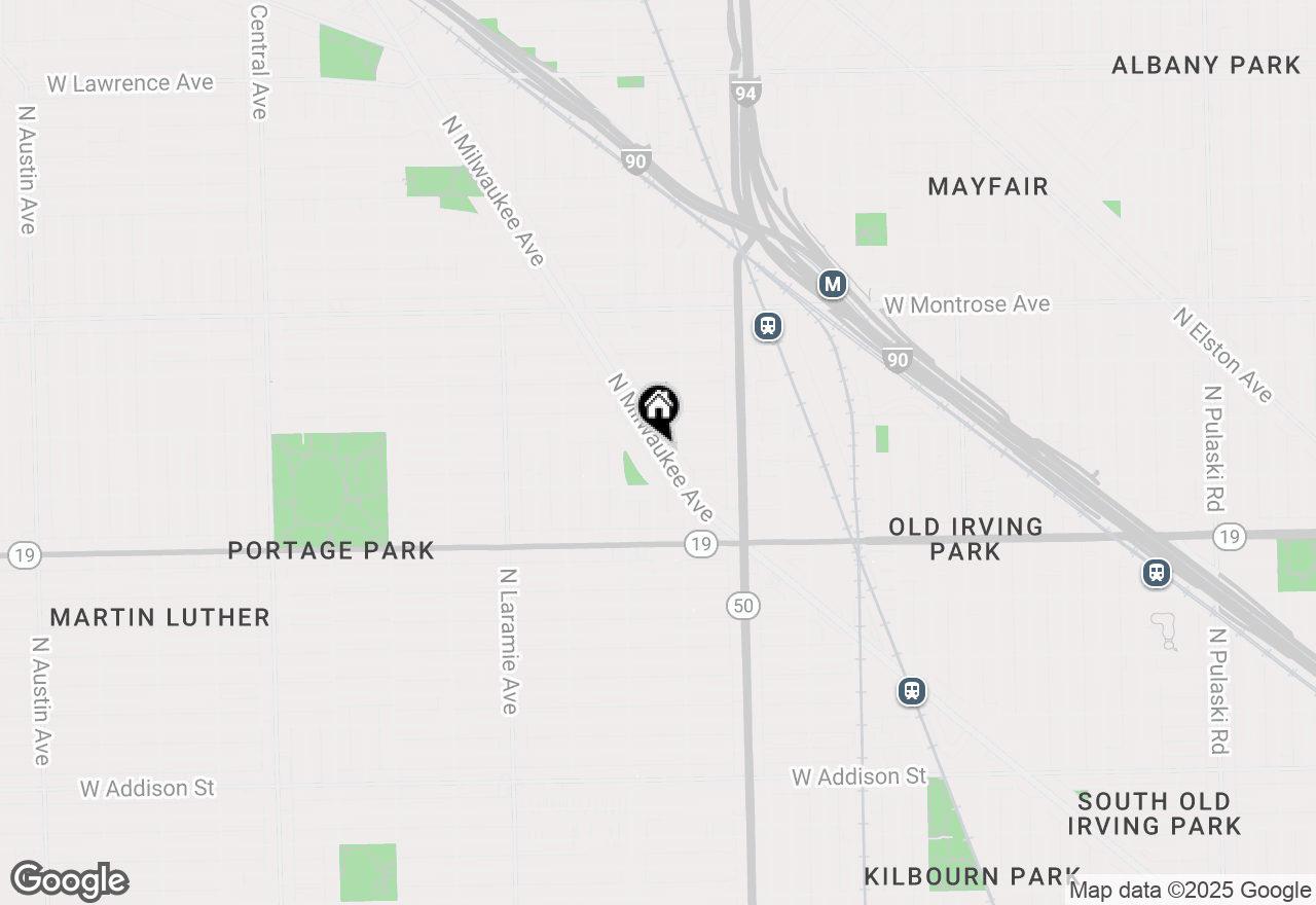 Map of 4140 N Milwaukee Avenue, Chicago, IL 60641