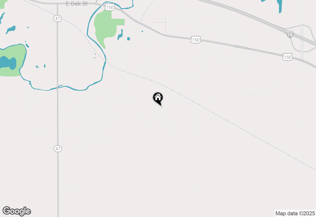 Map of 1705 Sunny Acres Road, Mahomet, IL 61853