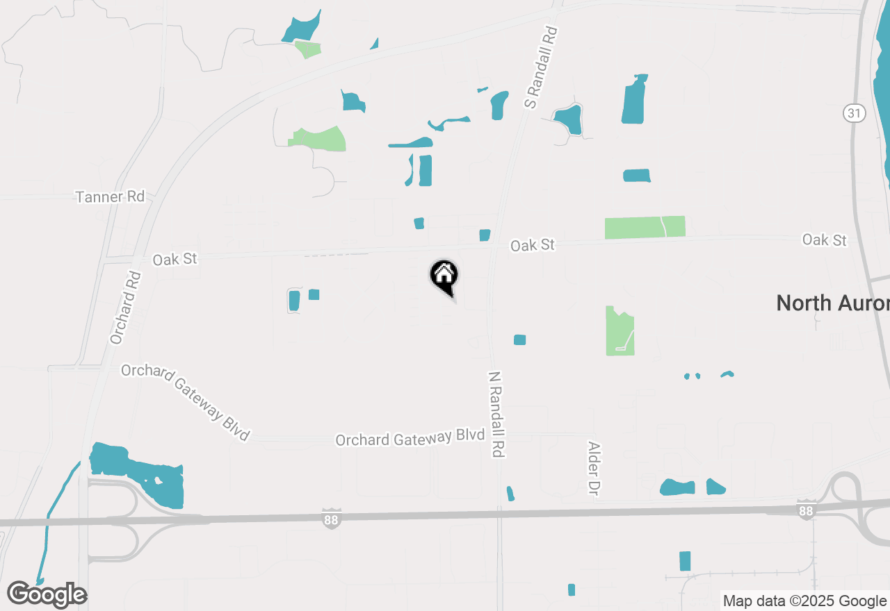 Map of 601 E Victoria Circle, North Aurora, IL 60542