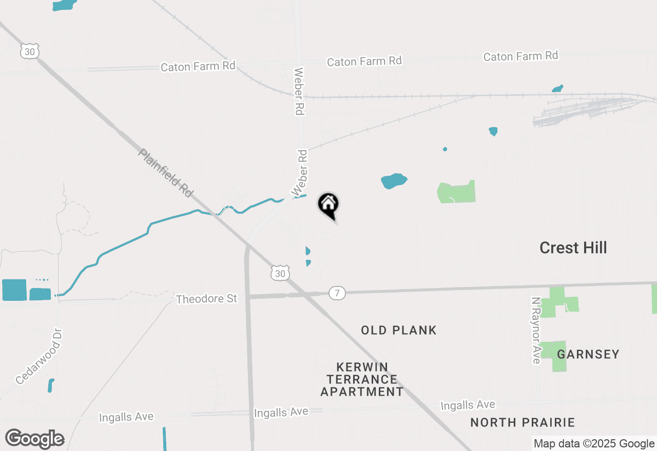 Map of 1804 Willow Circle Drive #1804, Crest Hill, IL 60403