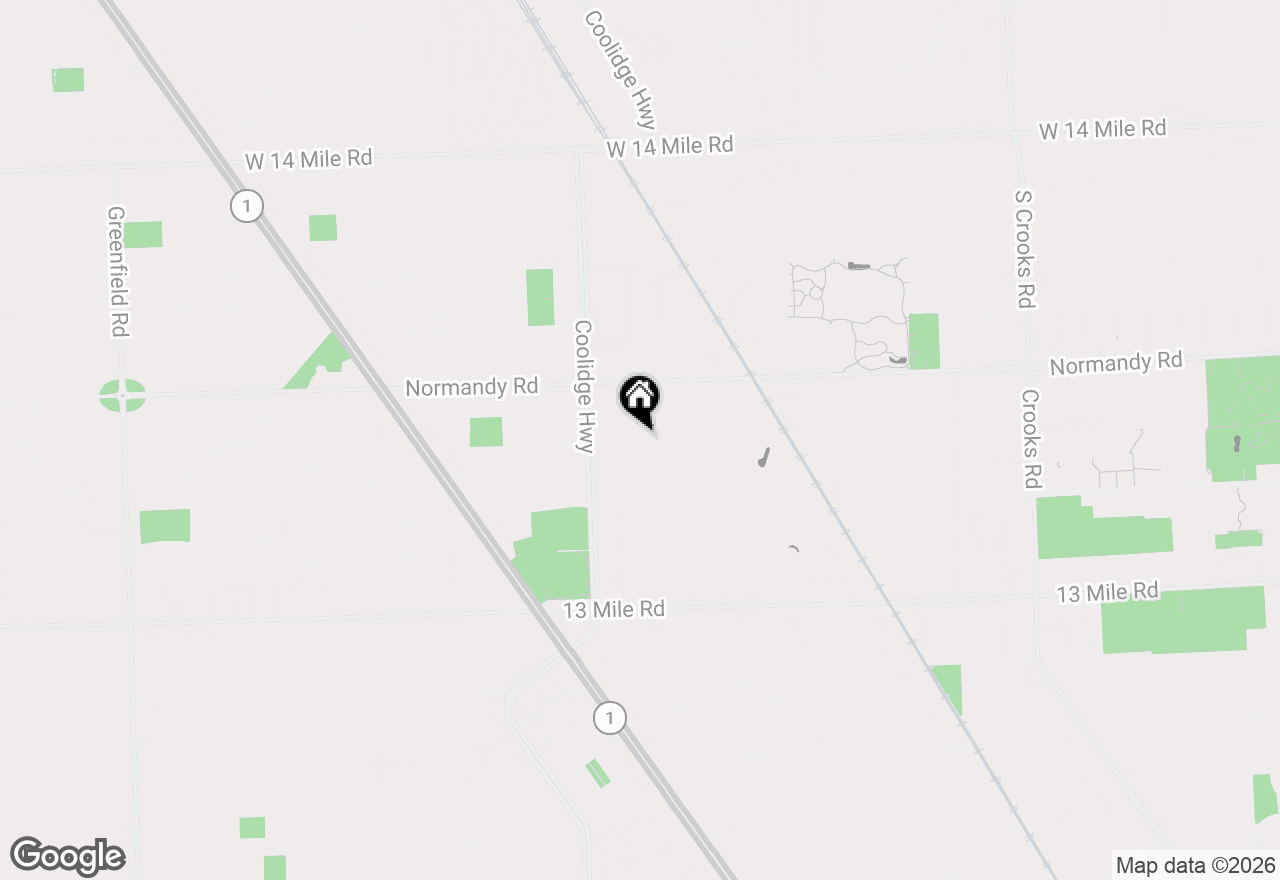 Map of 3903 Mark Orr Road, Royal Oak, MI 48073