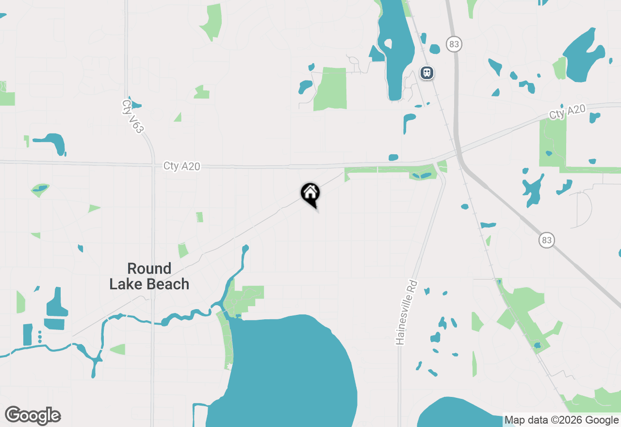 Map of 1512 Elm Avenue, Round Lake Beach, IL 60073