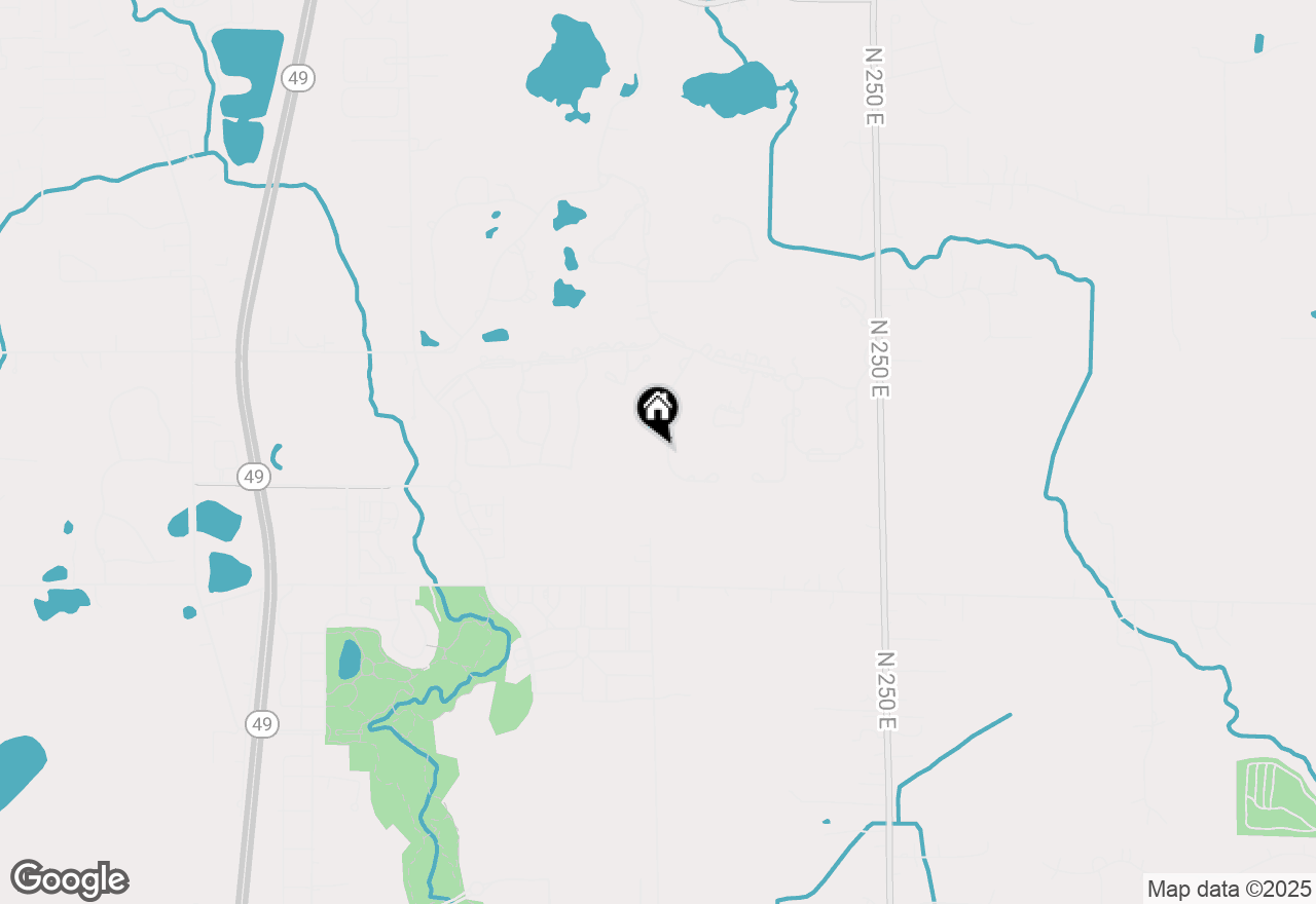 Map of 1724 Amen Corner Court, Chesterton, IN 46304