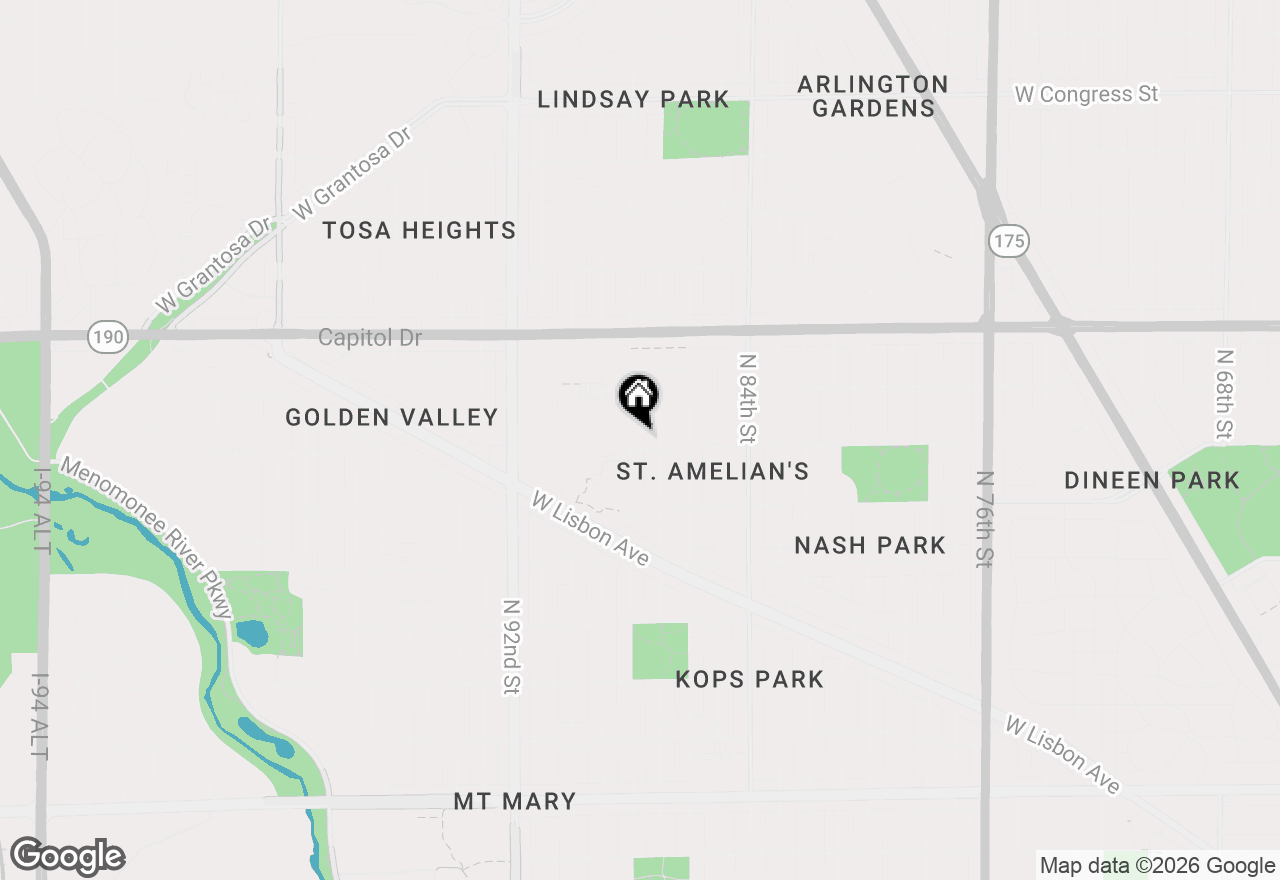 Map of 3810 N 88th St, Milwaukee, WI 53222