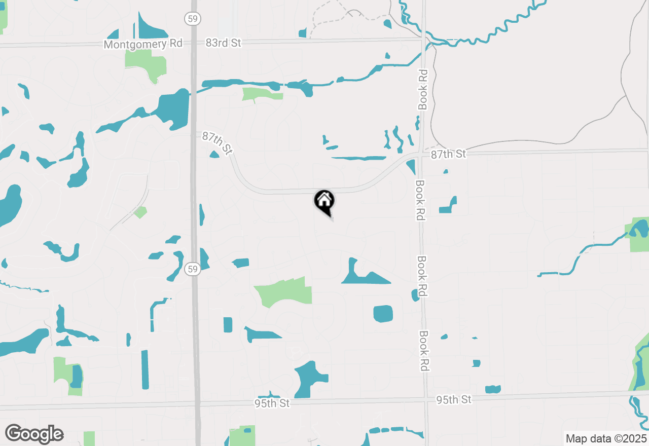 Map of 2347 Simsbury Court, Naperville, IL 60564