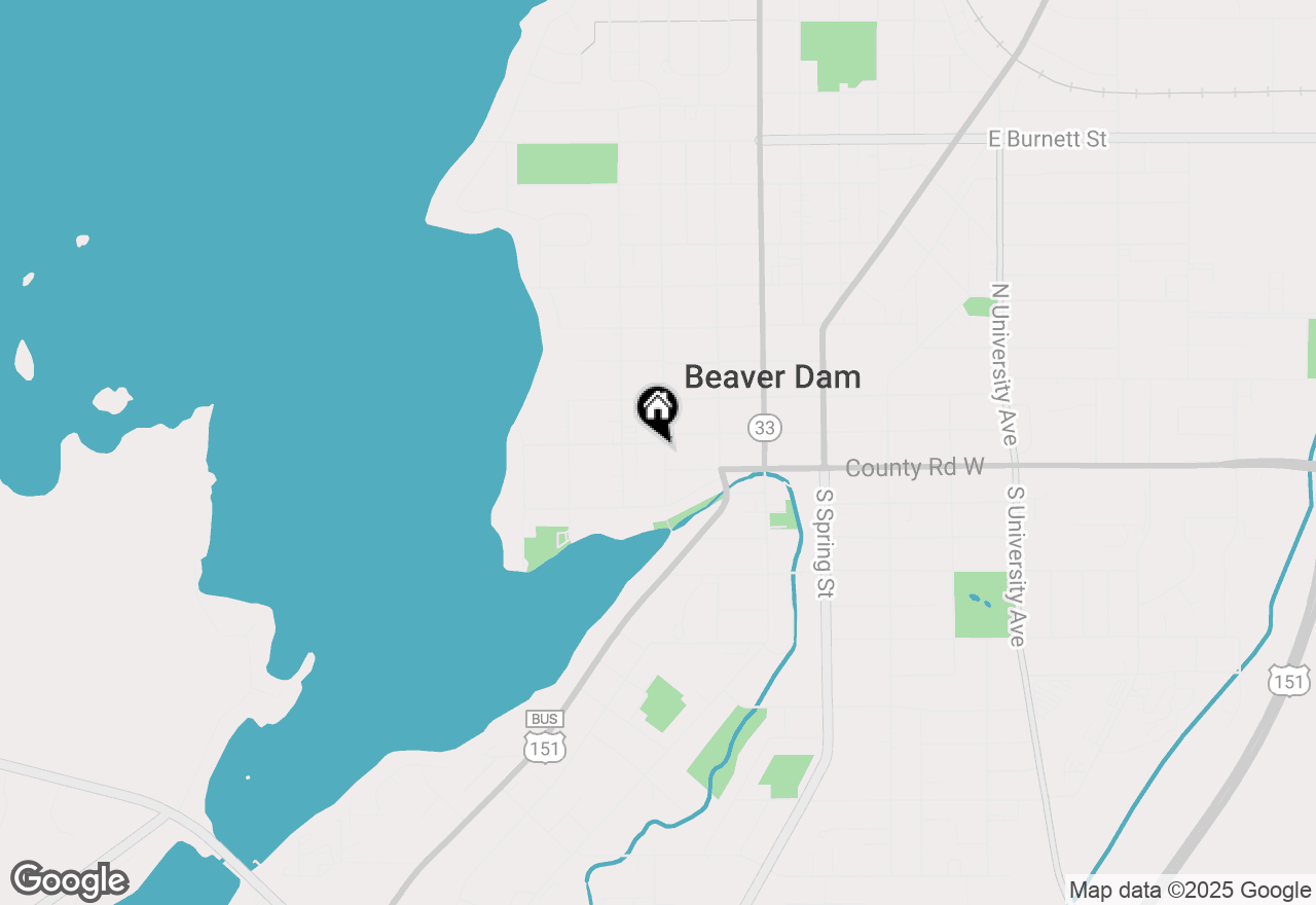 Map of 206 West Street, Beaver Dam, WI 53916