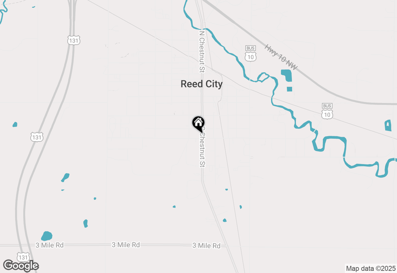 Map of 112 W Church Avenue, Reed City, MI 49677