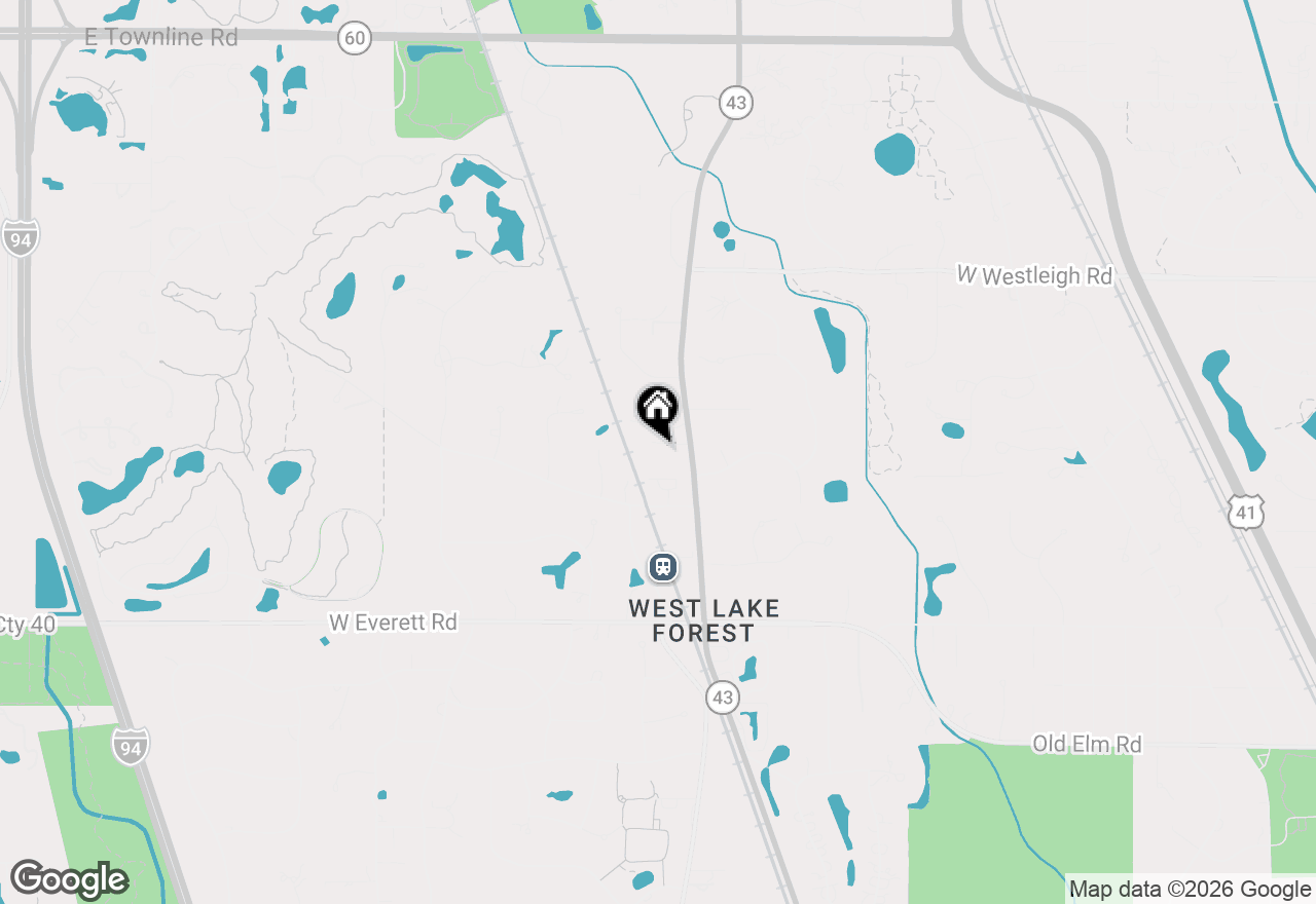 Map of 700 S Waukegan Road, Lake Forest, IL 60045