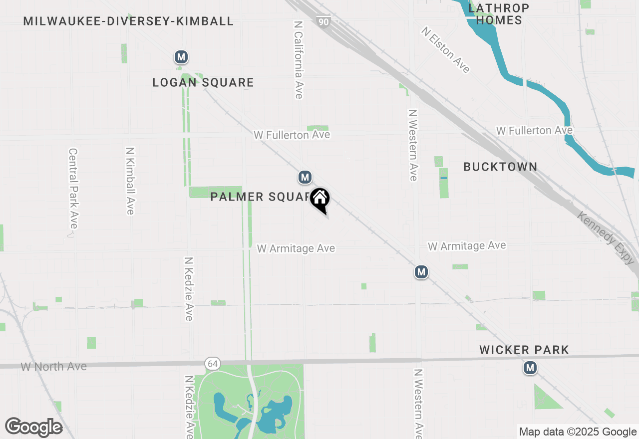 Map of 2725 W Chanay Street, Chicago, IL 60647