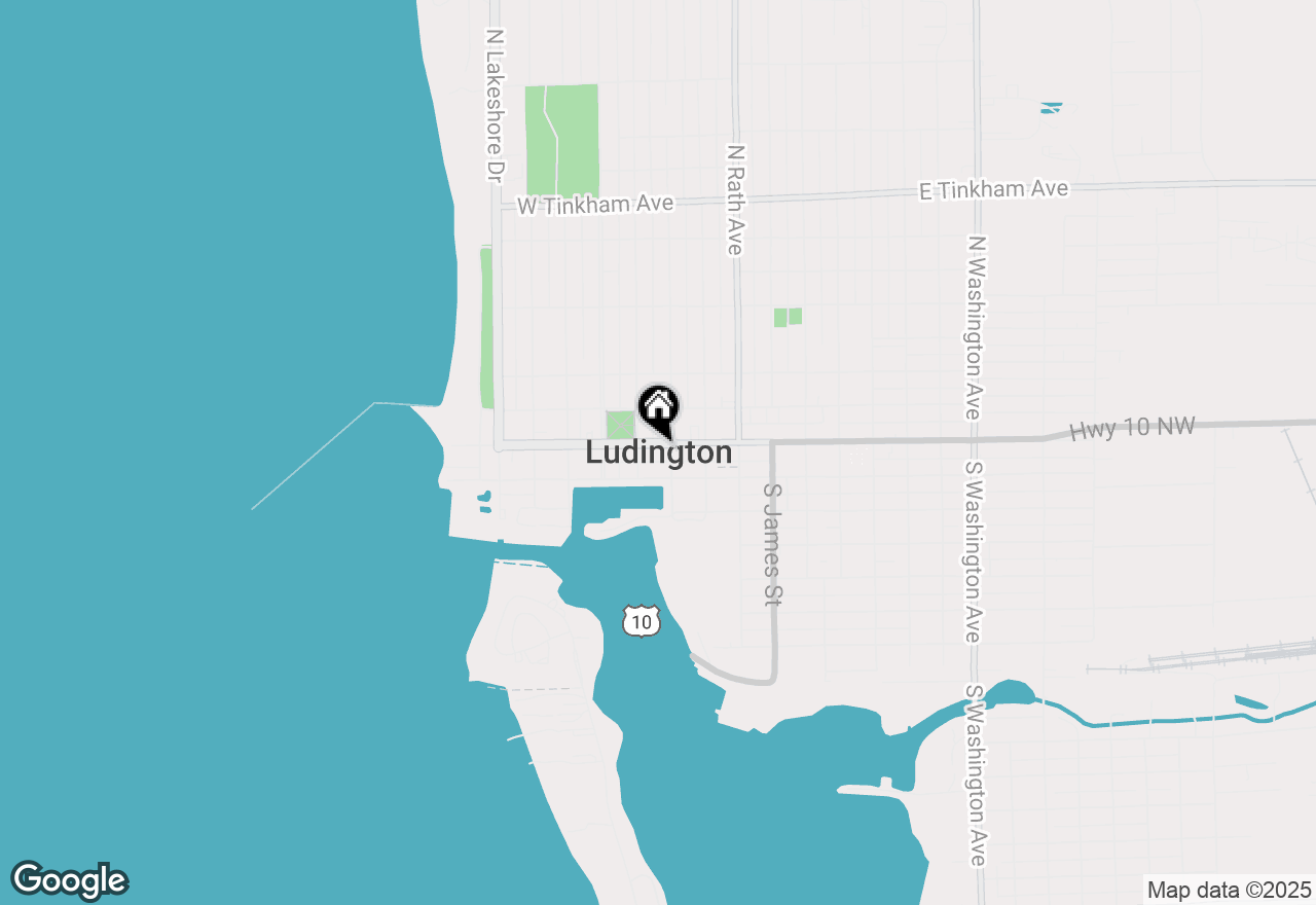 Map of 5535 E Pleasant View Trail, Ludington, MI 49405