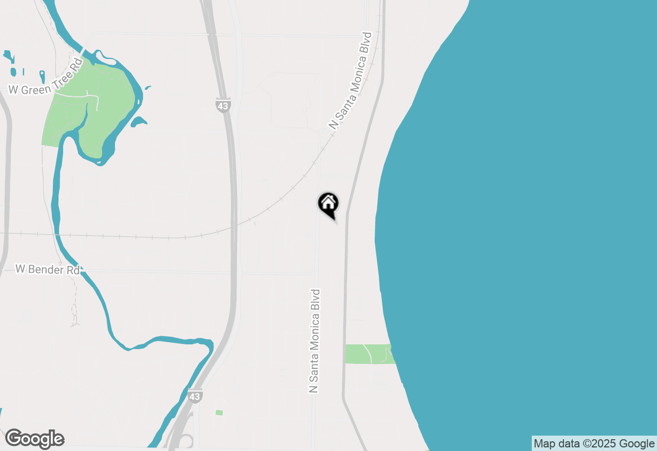 Map of 6353 N Berkeley Blvd, Whitefish Bay, WI 53217