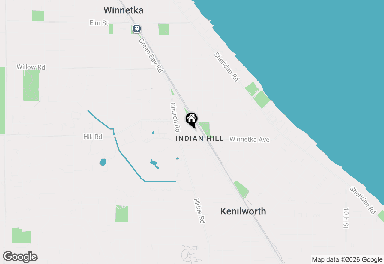 Map of 134 Green Bay Road #104, Winnetka, IL 60093