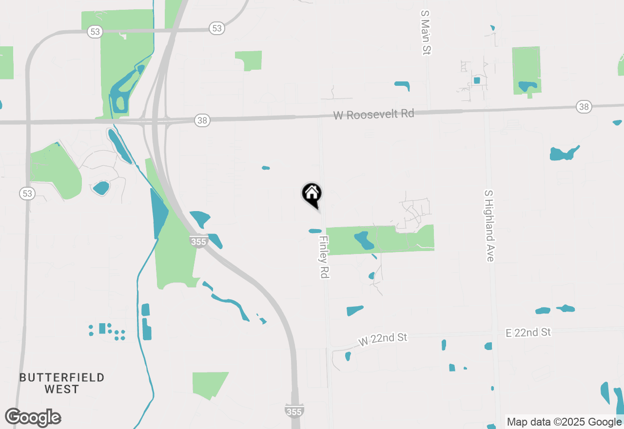 Map of 518 Aspen Drive, Lombard, IL 60148