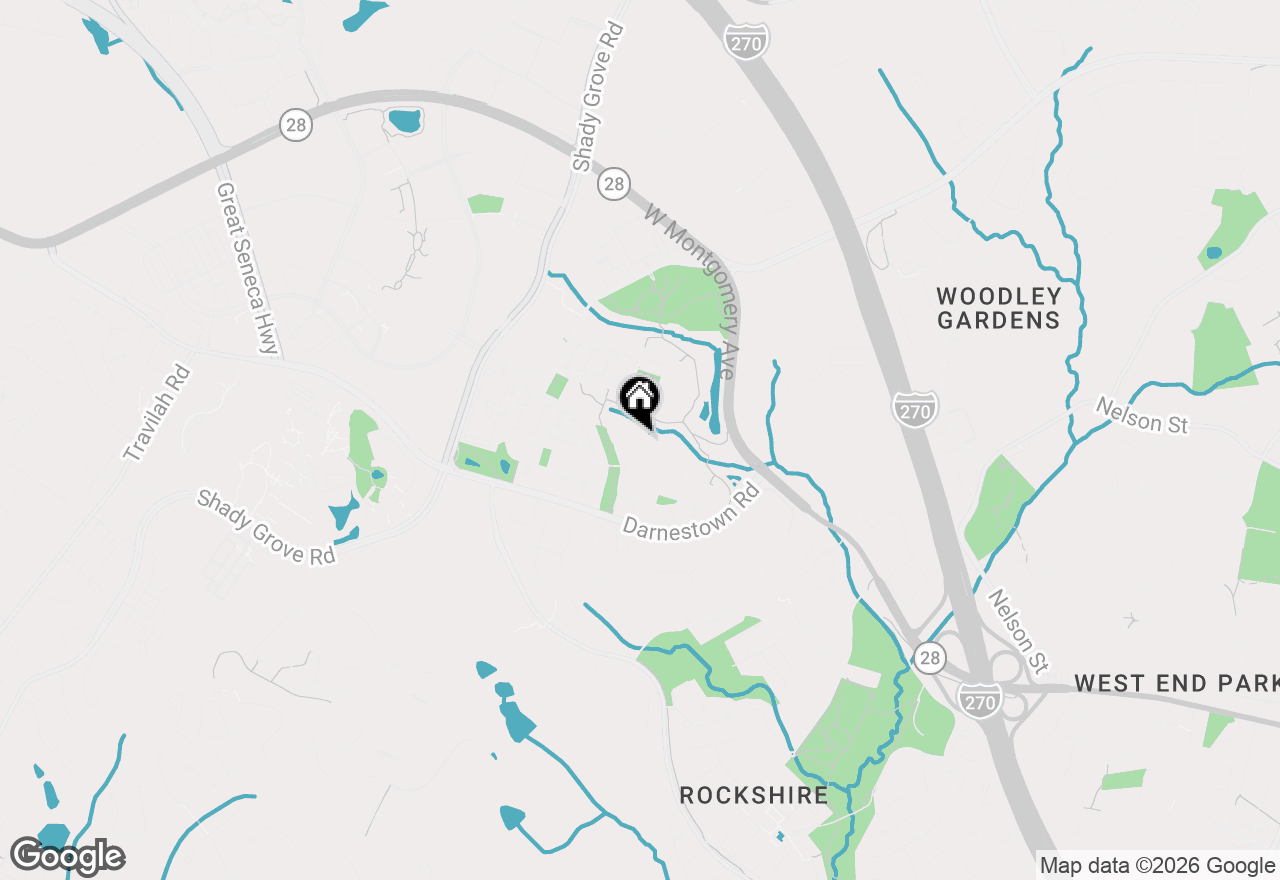 Map of 414 Long Trail Terrace, Rockville, MD 20850