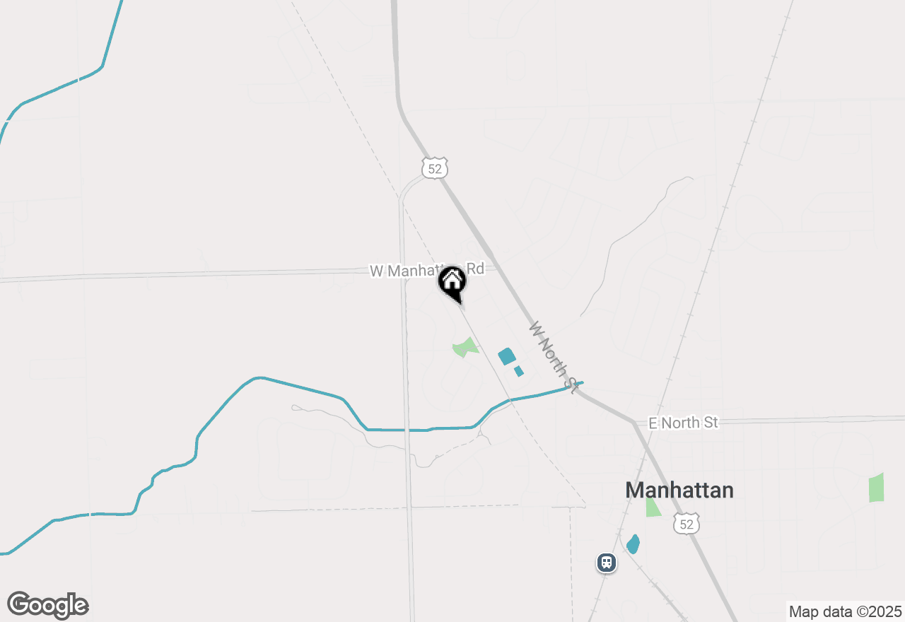 Map of 25219 Faraday Road, Manhattan, IL 60442