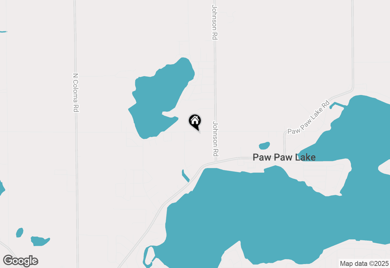 Map of 7180 Little Paw Paw Lake Road, Coloma, MI 49038