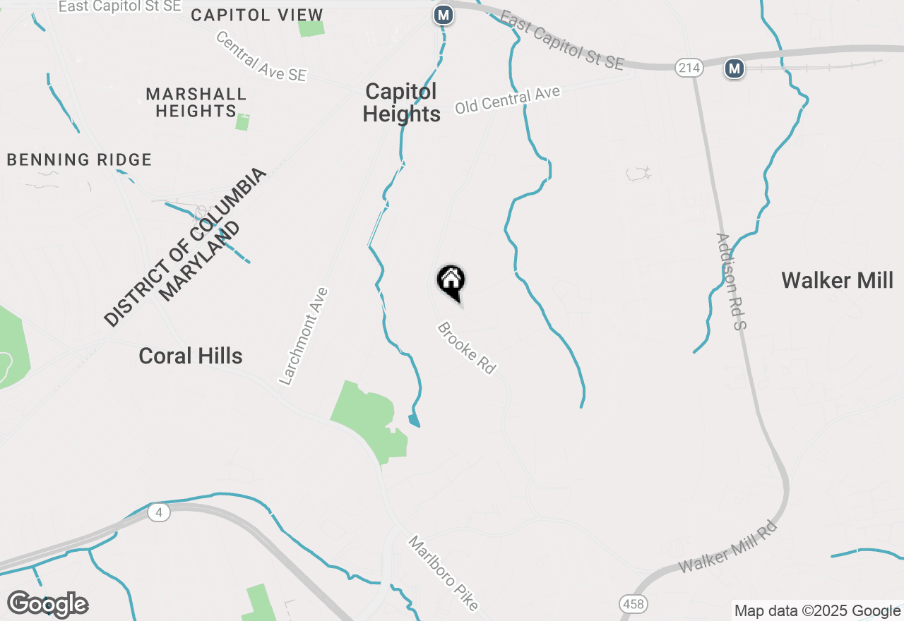 Map of 5404 Vergo Road, Capitol Heights, MD 20743